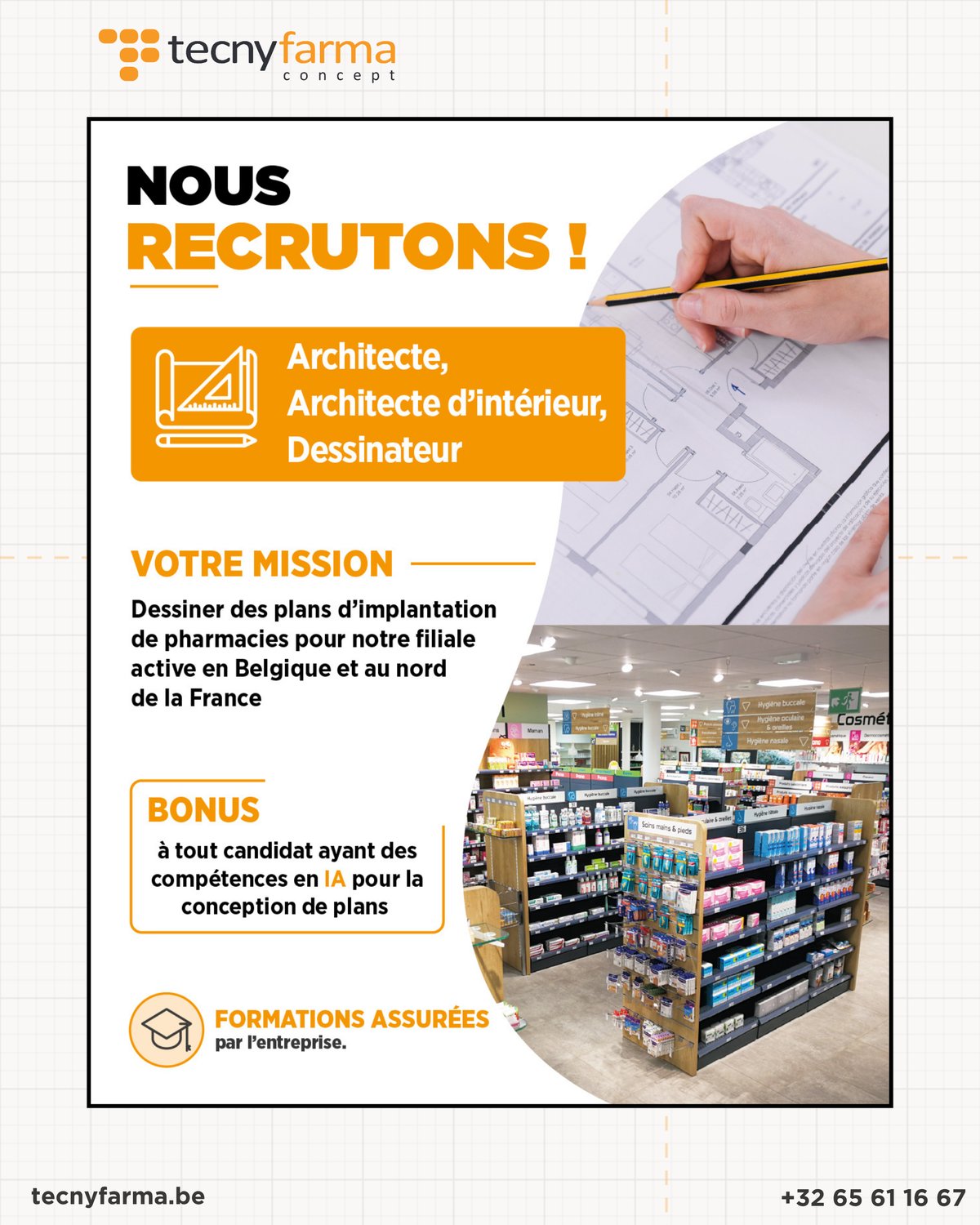 Nous recrutons ! Votre mission, bonus IA et formations assurées